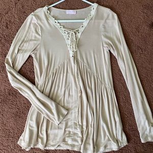 Butterflies In My Heart Blouse - Pink Lily